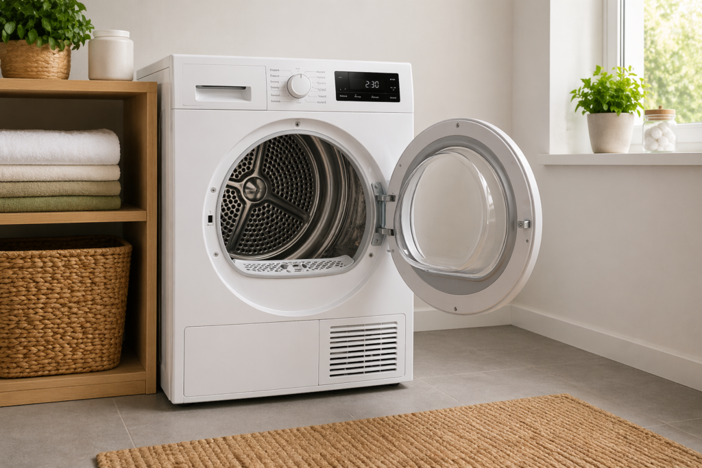 Werkende wasmachine